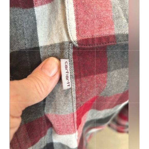 Carhartt Men’s Flannel, Original FIT, Large - Picture 4 of 8